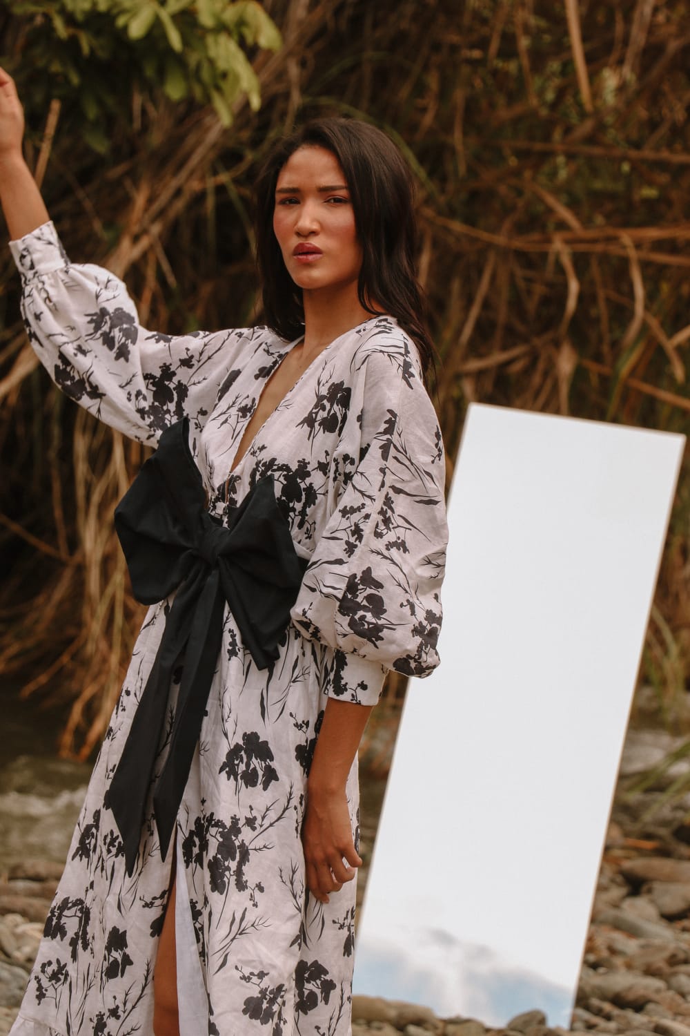 Cattleya Navy Dress