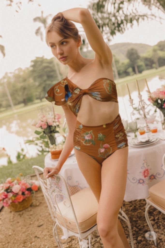 Deep Tea Marquise Bikini  Bottom