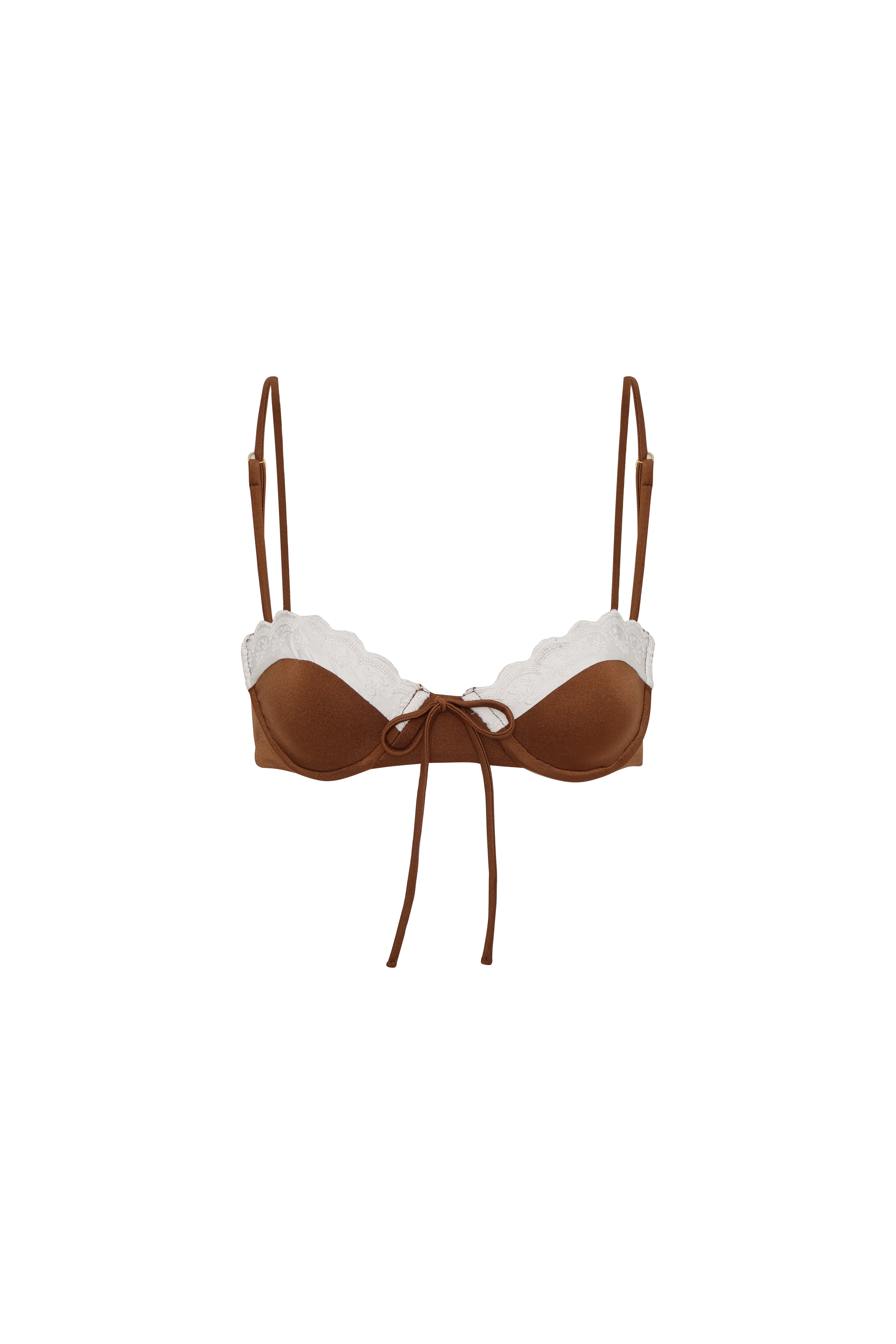 Espuma de Chocolate Bikini Top