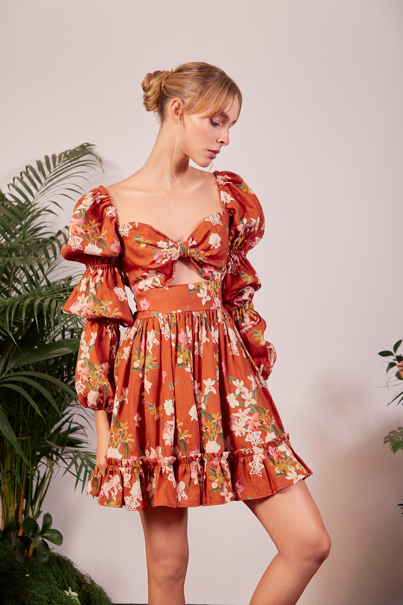 Caléndula Amore Mini Dress